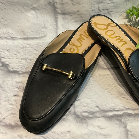 SAM EDELMAN ** Laurna Leather Mules Size 8-1/2 - Picture 5 of 8